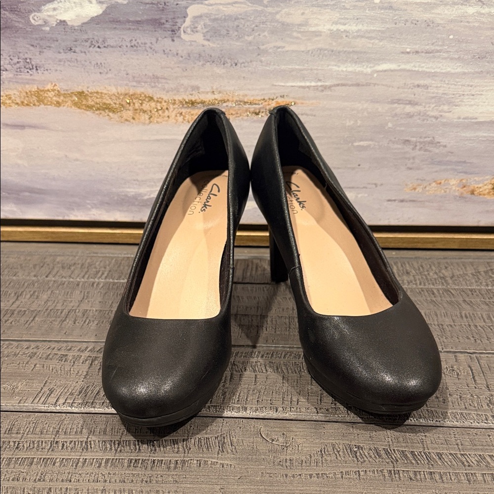 Clarks Women's Classic Black Heels